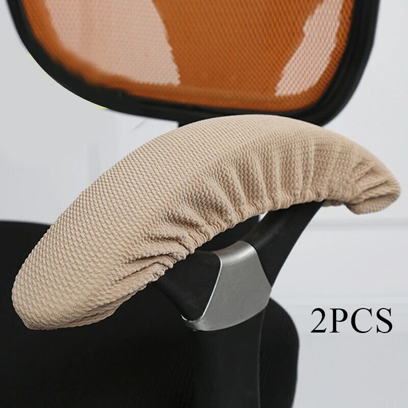 Cadeira Braço Slipcover, Escritório Computador Cadeira Braço Covers, Dustproof Stretchable Slipcovers, Almofada Protector, 1 Par