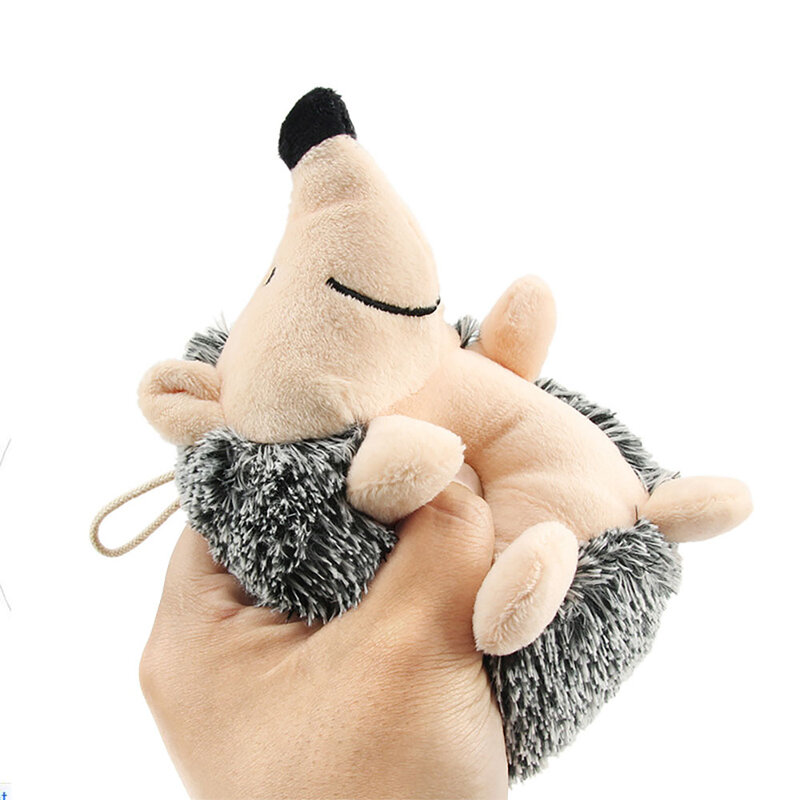 Soft Plush Dog Toys Hedgehog Small Large Dogs Interactive Squeaky Sound Toy Chew Bite Resistant Toy Pets Accessories Supplies
