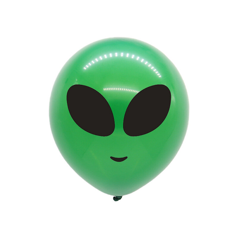 Balão de látex do tema alienígena, Astronauta, Espaço, UFO, Decorações de festa, Happy Birthday, Kid Favor
