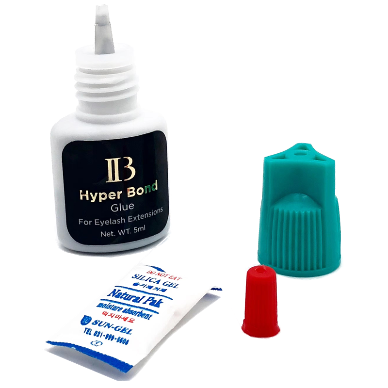 3/5/10 botol Korea IB lem Hyper Bond untuk ekstensi bulu mata individu 5ml cepat kering 6 minggu waktu tahan lama lem alat rias