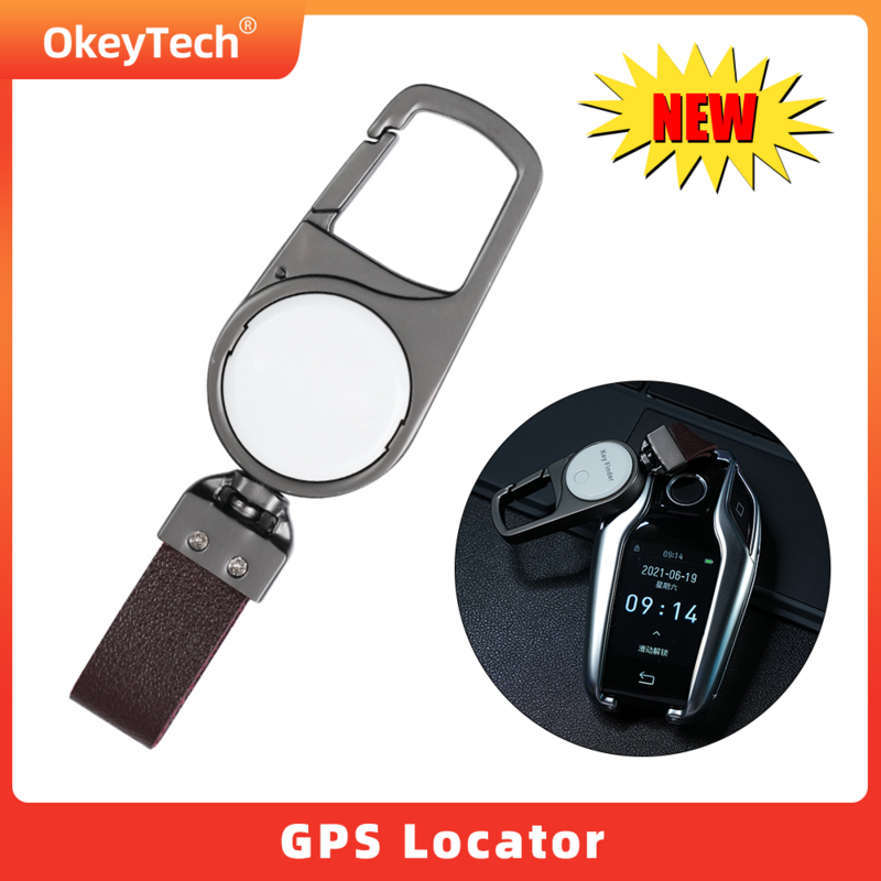 Okeytech-محدد مواقع GPS محمول لمفتاح السيارة الذكي ، مضاد للخسارة ، تركيب سريع ، مناسب لـ CF920 ، CF618 ، CF568