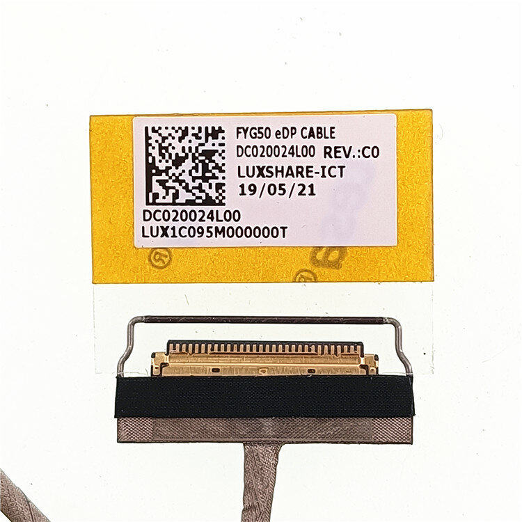 หน้าจอวิดีโอ Flex Cable สำหรับ Lenovo โยคะ C740-15 C740-15IML แล็ปท็อป LCD จอแสดงผล LED ริบบิ้นสายกล้อง DC020024L00 DC020024L10