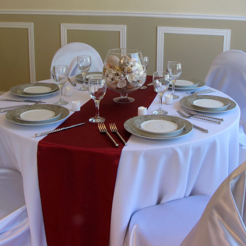 Bieżniki stołowe satynowe 1 szt. 30x275cm 22 kolory na przyjęcie weselne dekoracja nowoczesna stołowa bieżnik Boże Narodzenie dekoracja domu