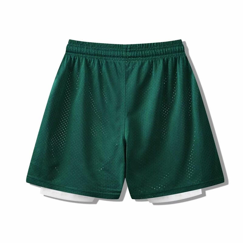 American sports shorts Summer fitness three point basketball anti-slip training casual pants running quick dry letter loose