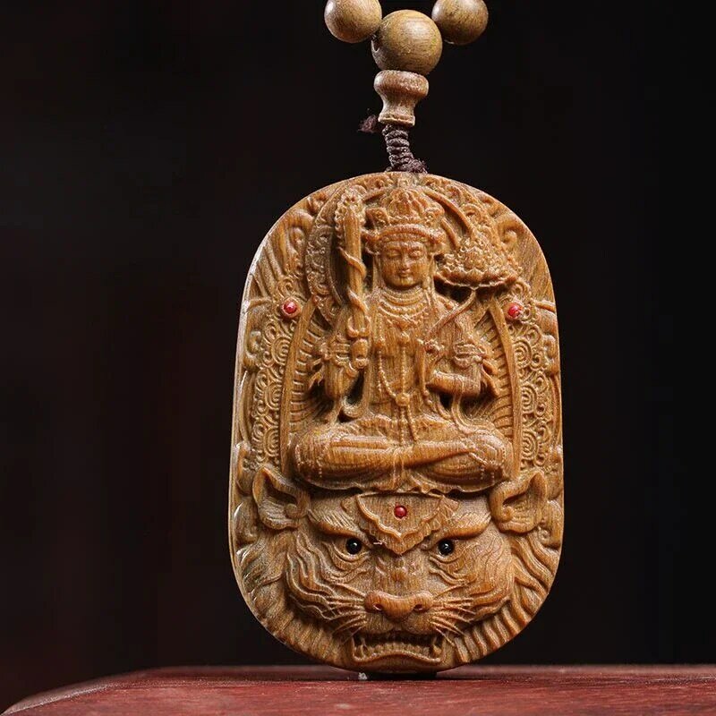 Soothing the Nerves and Helping Sleep Natural Authentic Agarwood Pendant Casual Old Material Twelve Zodiac Zodiac Buddha Brand