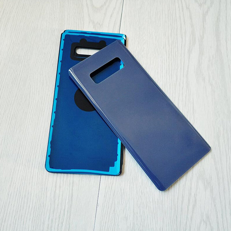 Задняя крышка батарейного отсека для Samsung Galaxy Note 8, 3D стеклянный корпус, крышка для Samsung Note8 N950 N950F с клейкой наклейкой