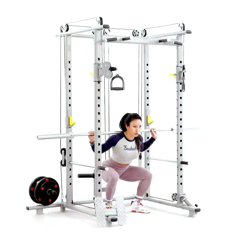 Support de squat de gymnastique à domicile, équipement de musculation, station de fonction Mutmovies, équipement de fitness, machine Smith