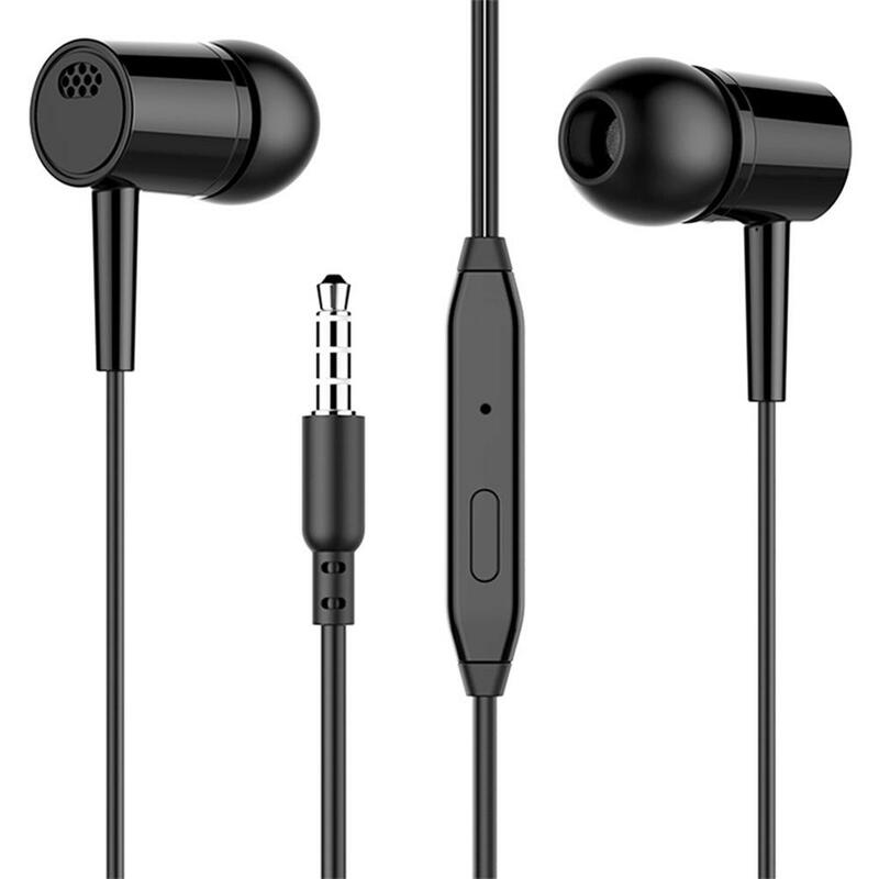1~10PCS In-ear Earbuds 2 Color Optional 3.5mm In-ear Wired Earphone Built-in Microphone High Quality Headset With Mic Earbuds