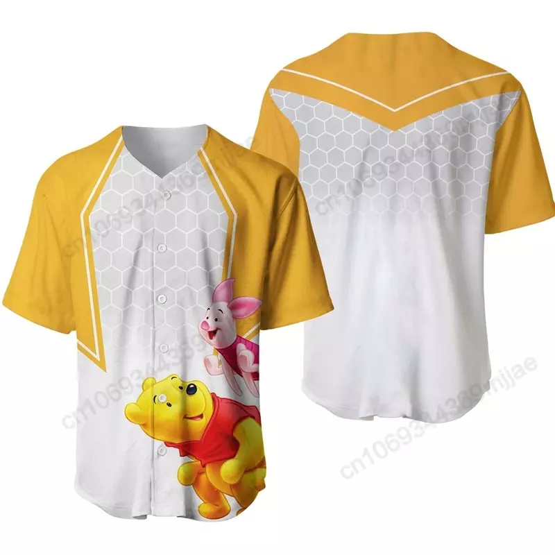 Koszulka baseballowa ubrania z lat 2000. Topy Y2k damskie guziki odzież codzienna koreańska modna bluzka damska 2023 męska koszulka dla dziewczynek Yk2