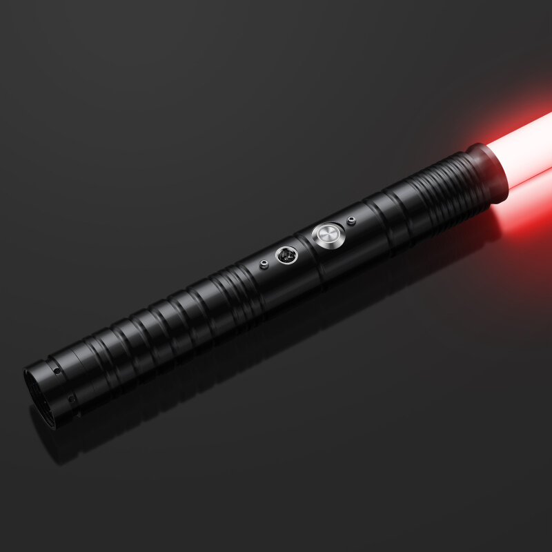 WANARICO RGB Lightsaber variabel 7 warna, pedang Laser dengan efek suara pukulan FX pedang cahaya Duel LED hadiah Natal
