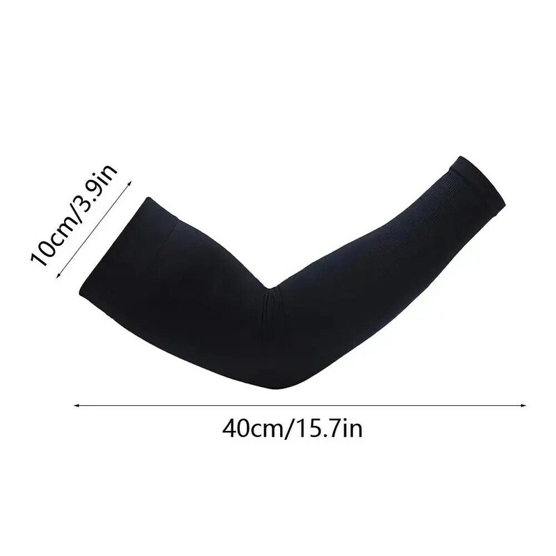 2pcs Sports Arm Compression Sleeve Cycling Running Arm Warmer Warmer UV Protection Volleyball Basketball Sunscreen Sleeves