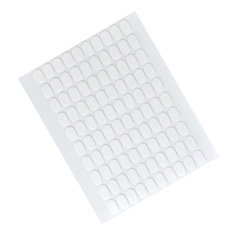 100 pces dupla face adesivo ponto adesivos massa clara pegajosa removível traceless para vidro metal plástico