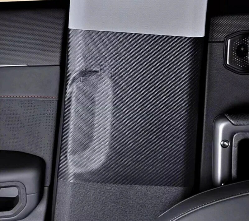 Автомобильная защитная накладка для ремня безопасности CHERY JETOUR Traveler T2 2023 2024, кожаная наклейка против царапин