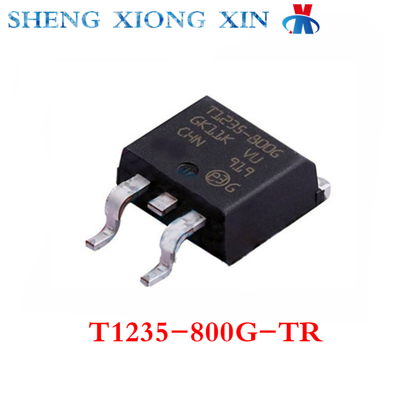 Tiristor de T1235-800G-TR a-263, T1235-800G, T1235, circuito integrado, 10 Uds./lote