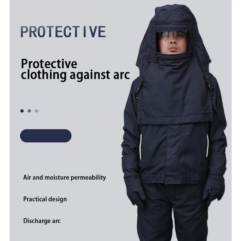 Промышленный Electr Ppes защитный костюм, экстремальная Защита, 40 калибров, Электрическая безопасность, дуговая работа, рабочая одежда, защитный костюм