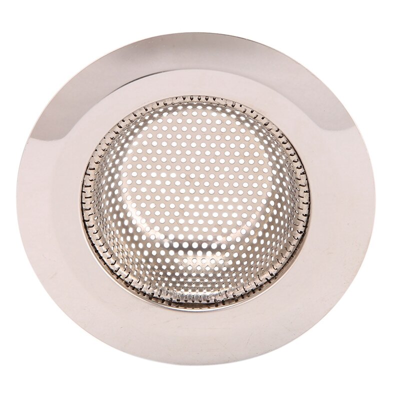 3-Pack Kitchen Sink Strainer Stainless Steel Drain Filter Strainer With Large Wide Rim 4.5 Inch For Kitchen Sinks