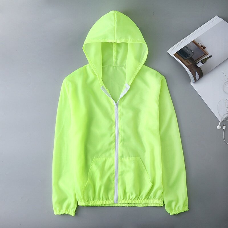 Mulheres verão jaqueta de proteção solar manga longa completo zip up hoodie uv camisas ao ar livre pesca caminhadas casaco com bolsos