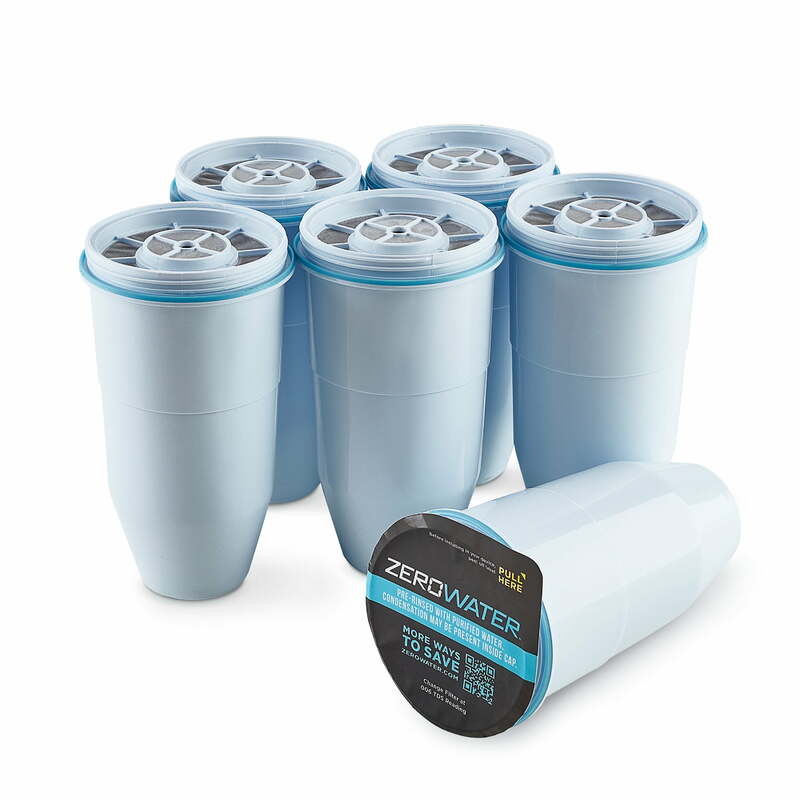 Zerowater-Substituição do filtro de água, 5 estágios, 6 Pack