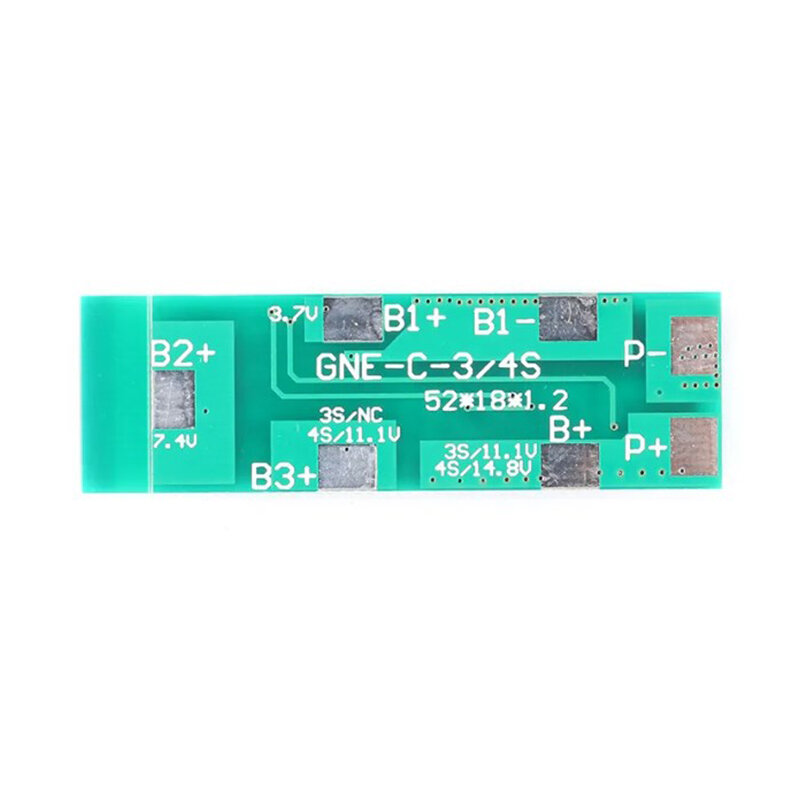 14.8V 8A 4S BMS PCB Iron Lithium Battery Protecting Board Lipo Cell Charger Over Discharge Short Circuit Over Current Protection