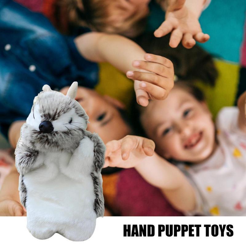 Mainan boneka tangan anak-anak mainan boneka tangan interaktif mainan hewan boneka interaktif dengan katun PP kualitas tinggi sempurna