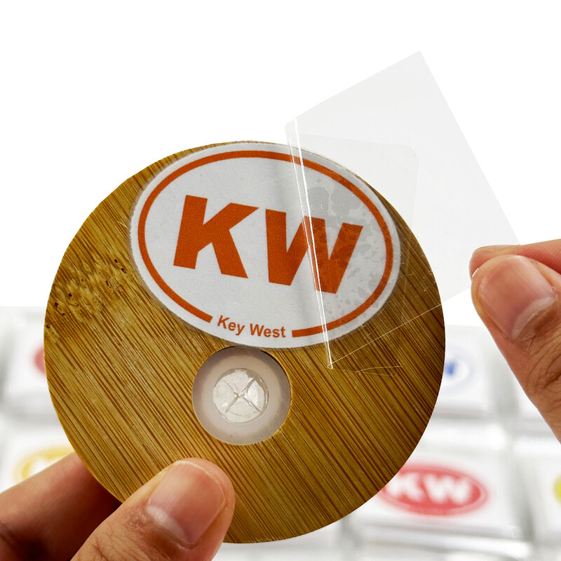 Etiqueta impermeável dos desenhos animados, Vários desenhos, Envolvido individualmente, KW Turtle Stickers, Pronto para enviar, Atacado, Promocional