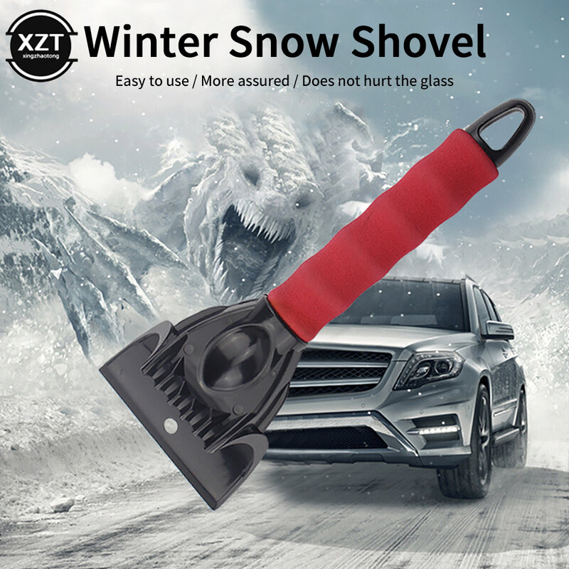 Car Snow Shovel Ice Scraper Cleaning Tool For Vehicle Windshield Winter Snow Removal Cleaning Tool Ice Scraper Auto Accessories