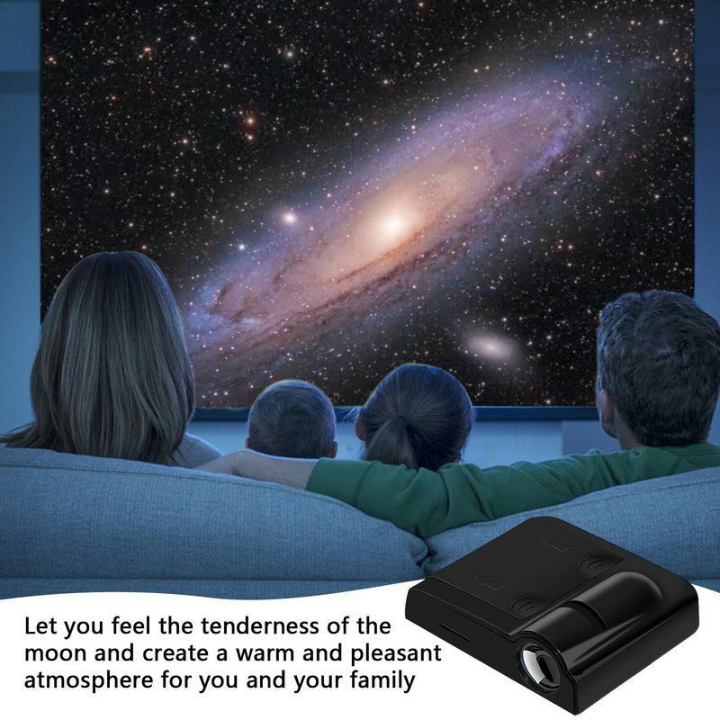 New Projection Lamp Aurora Moon Galaxy Night Light Creative Background Atmosphere Lamp Earth Projector Photography Lamp For Home