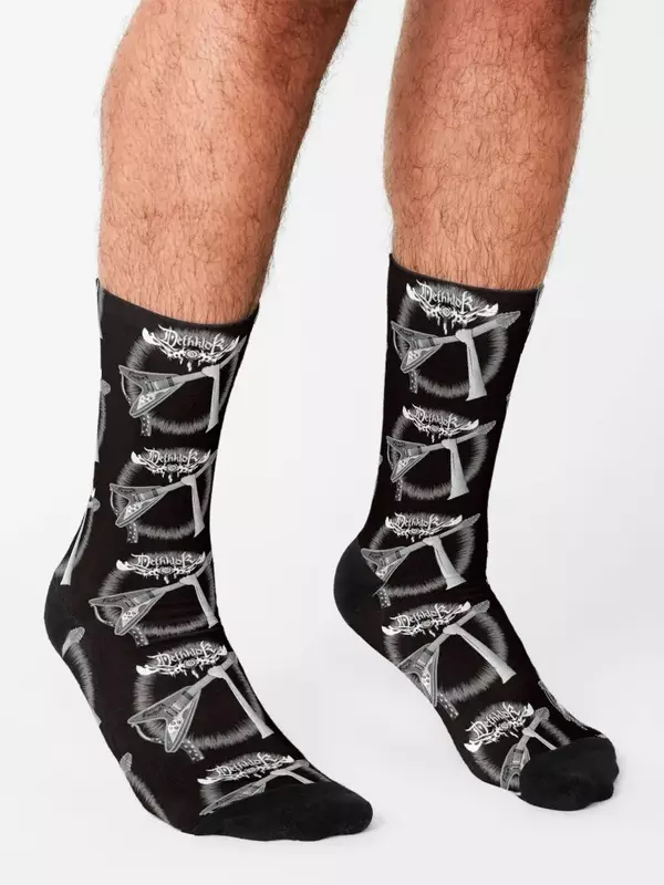 Metalocalypse Dethklok Socks Lotes Non-Slip Meias para Homens e Mulheres