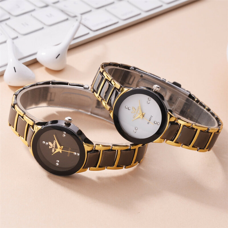 Couple Watches Women Luxury Famous Brand Lover's Watch For Men Casual Stainless Steel Watches Ladies Wristwatch Relogio Feminino