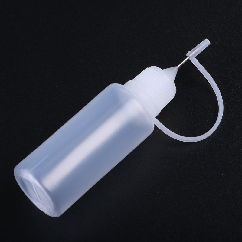 Flacone applicatore con punta di precisione flacone di colla traslucida per inchiostro alcolico artigianale