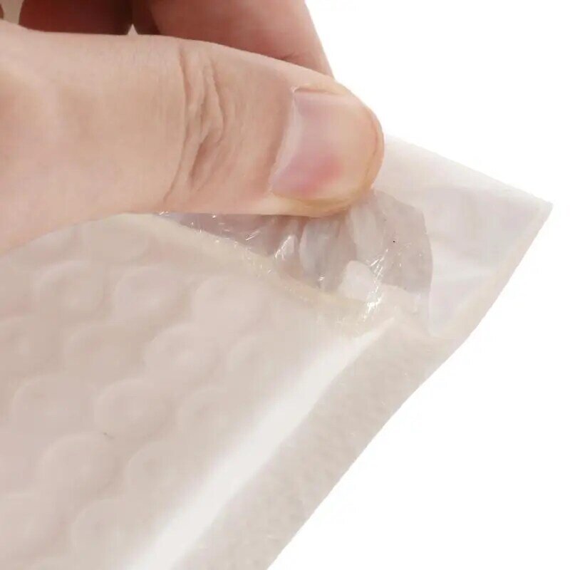 Weiß 100 stücke 18x23cm Blase Mailer Poly gepolsterte Versand verpackung Selbst versiegelung Schaum Umschlag Taschen Versand Geschenk für Umschläge Tasche