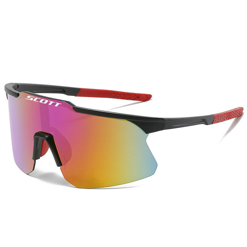 ใหม่ SCOTT กีฬากลางแจ้งสำหรับผู้ชายและผู้หญิง UV400ขี่จักรยานขับรถแว่นกันแดดเดินทางสามารถใส่แว่นตาได้กล่องใส่ของพับได้