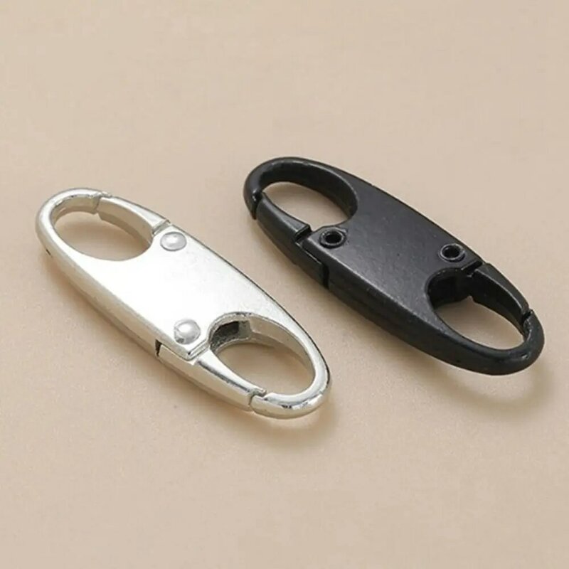 Clip di bloccaggio con cerniera in lega argento Mini Clip antifurto a forma di S borsa portatile universale valigie accessori parti della borsa dei bagagli