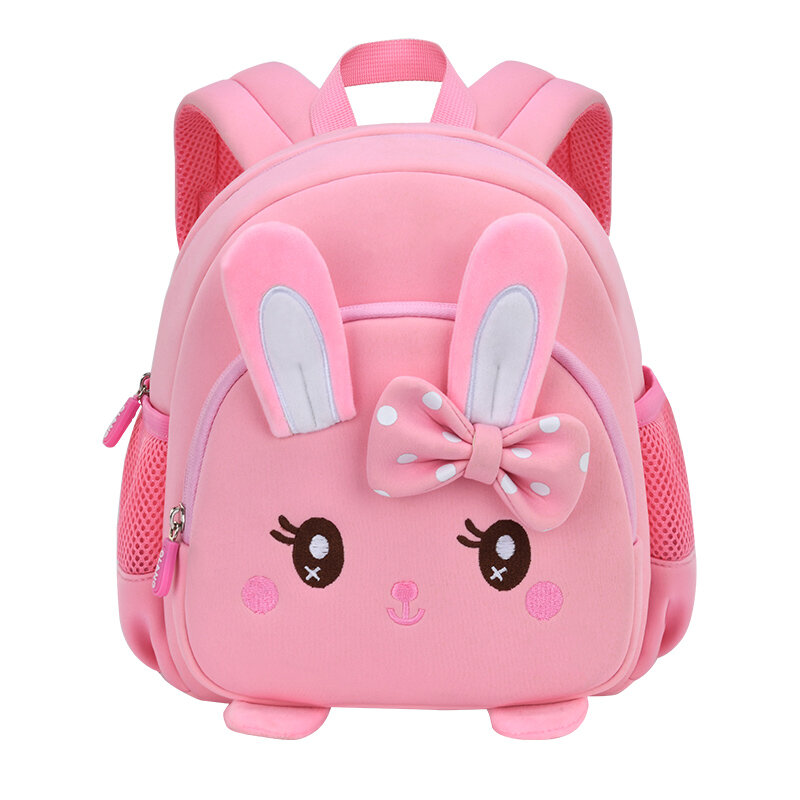 Kreskówka 3D królik torby szkolne dla dziewczynek torby szkolne przedszkola wysokiej jakości dzieci plecak dla malucha chłopców dziewczynka torba Mochil
