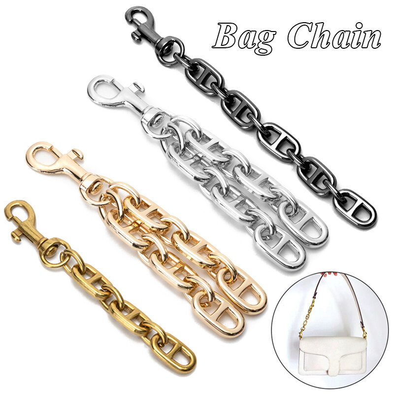 1PC Metal Chain Bag Strap Extension Chain Extension Shoulder Strap Underarm Bag Modification Bag Chain Strap Bag Accessories