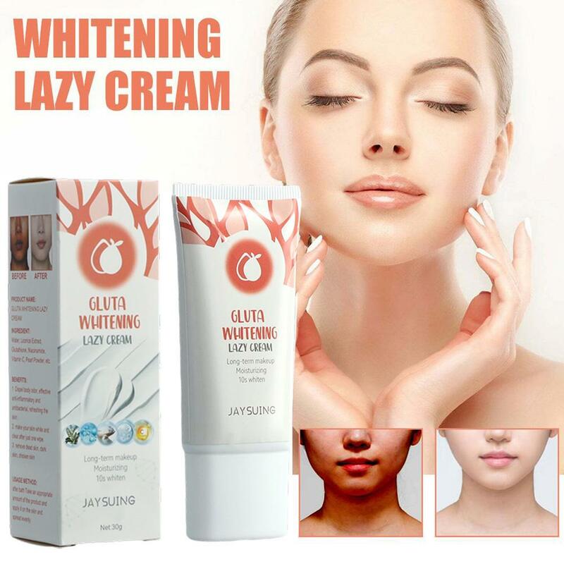 Niacinamide Whitening Cream Vervaagt Sproeten Donkere Vlekken Face Gel Vitamine C Verbeteren Saaiheid Helderder Voedt Huidverzorging