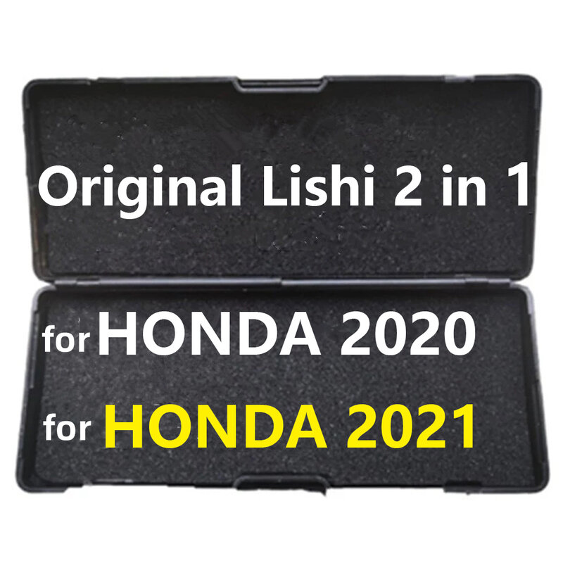 100% Asli Lishi 2 In 1 Alat untuk HONDA 2021 2020 Tukang Kunci Dekoder 2in1 Alat