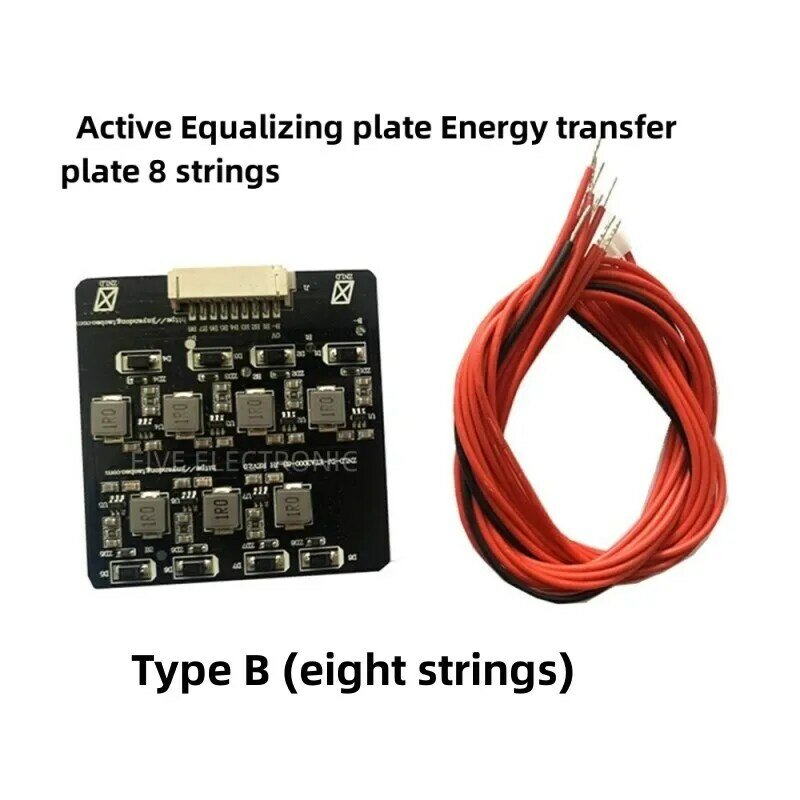 Lithium Battery Active Balance Board Energy Transfer Board 4，8 Strings Inductive Energy Conversion 1.2A High Current Module
