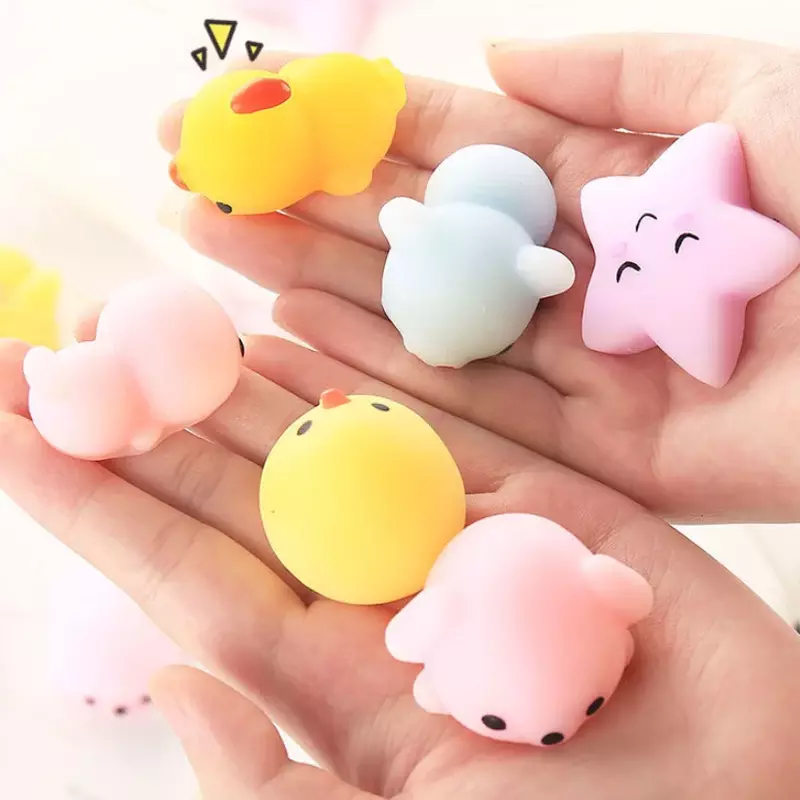 5-20 buah mainan Squishy anime lucu Squishy untuk anak-anak antistres bola pencet pesta bantuan stres mainan untuk ulang tahun