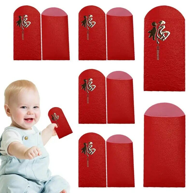 Red Envelopes Creative Hongbao New Year Festival Envelope Birthday Marriage Red Money Gift Envelopes Household Accessories