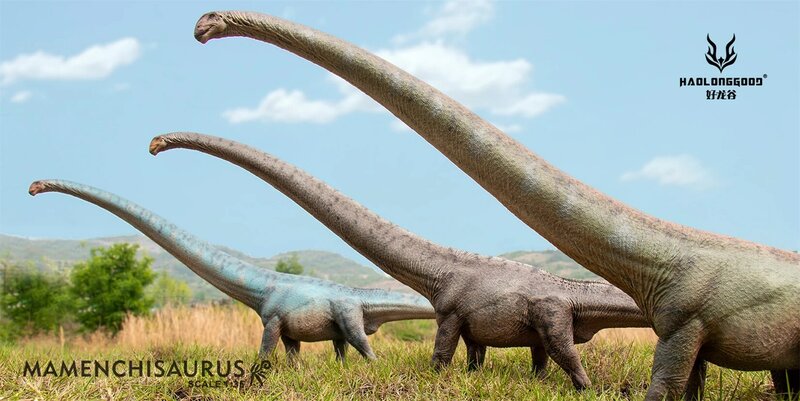 GRTOYS X HAOLONGGOOD-Collection de modèles Mamenchisaurus, ropod aiss, dinosaure, animal, décor de scène, jouet cadeau d'anniversaire GK, 1/35