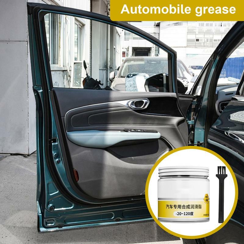 Pelumas pintu Lumas otomotif 100g, multi-guna Sunroof mobil pemeliharaan lemak anti-henti dan tahan kebisingan tidak normal