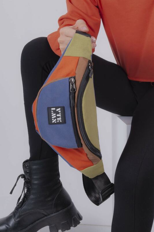 Bolso de hombro y cintura colorido Unisex
