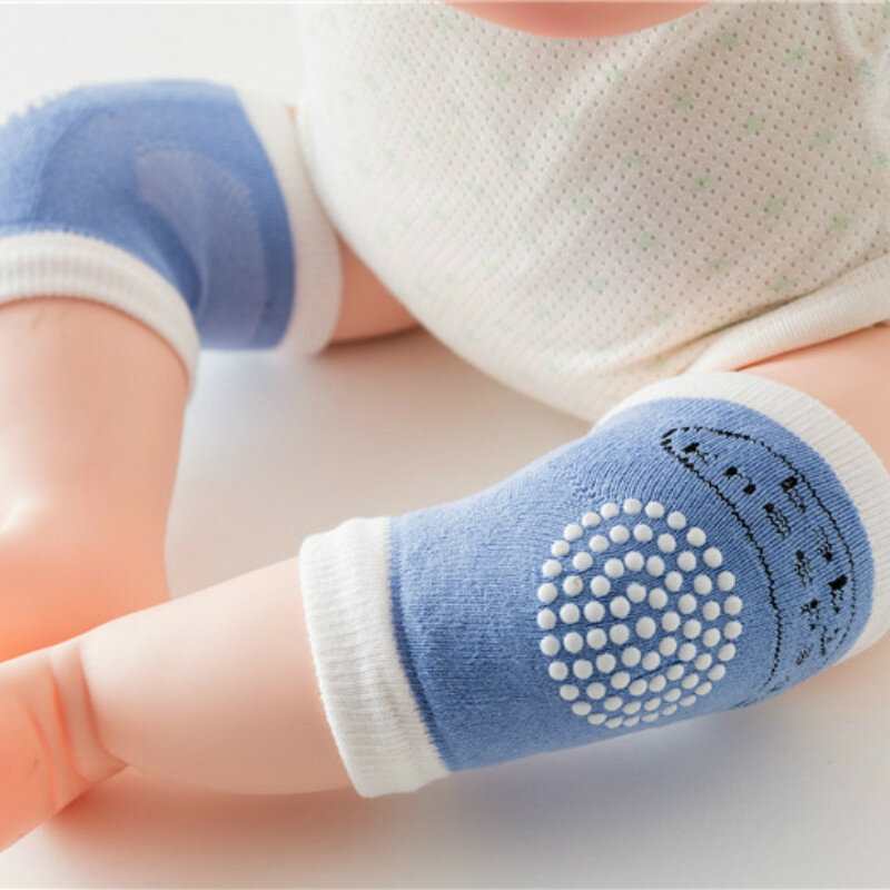 赤ちゃんと子供のための柔らかいニープロテクター,這うためのメッシュ,通気性のある幼児用ニープロテクター
