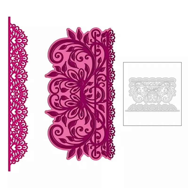 2020 New Decoration Frame Pattern Lace and Edge Embossing Metal Cutting Dies For DIY Scrapbooking Greeting Card Paper no Stamps