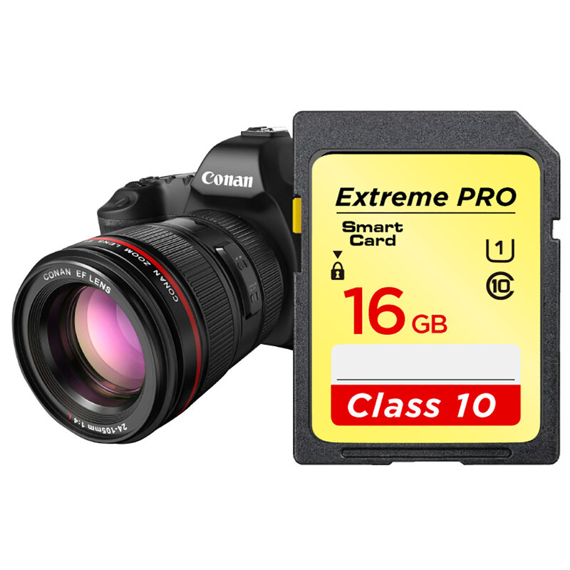 ขายร้อนการ์ดหน่วยความจำ SD 32GB 16GB 8GB 128 GB SDHC การ์ด SD การ์ด SDXC 64GB แฟลชสำหรับกล้องวิดีโอดิจิตอล DV