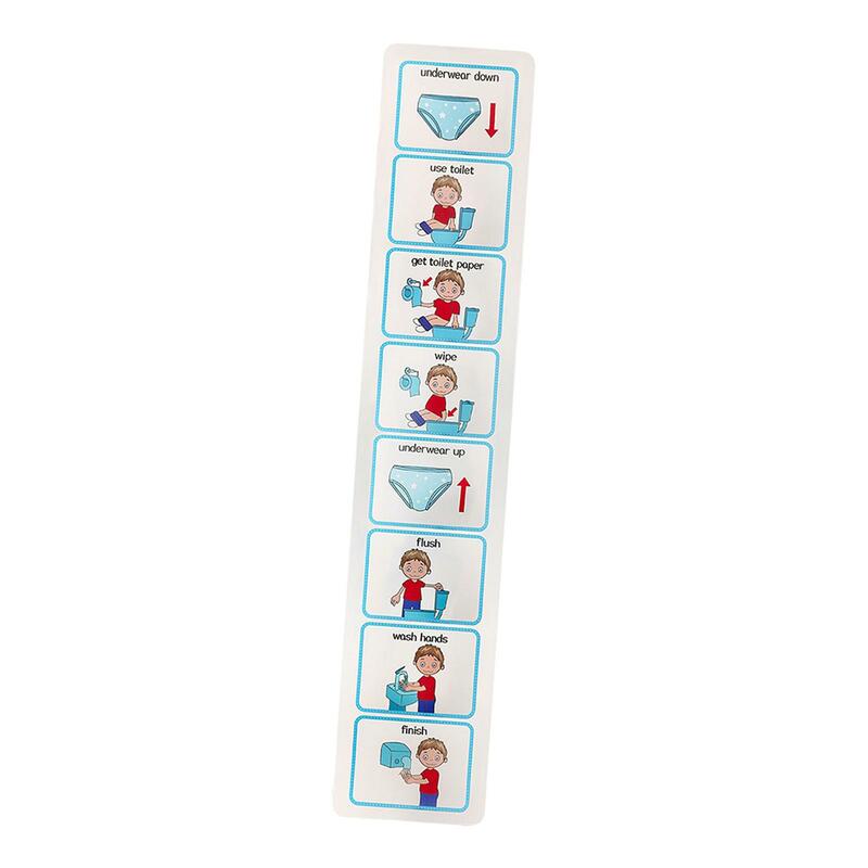 Visual Schedule for Kids Education Potty Chart for Toddlers Kids Girls Boys