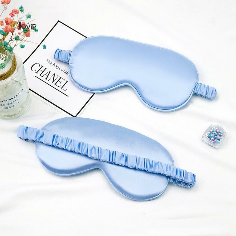 1Pc Eyeshade Sleeping Eye Mask Eyepatch Blindfold Solid แบบพกพาใหม่ Rest Relax Eye Shade Cover Soft Pad
