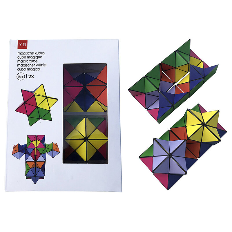 Kinder Puzzle Und Frühen Bildung Spielzeug Unendlich Klappstuhl Zwei-in-one Magnetische Cube Cube Puzzle Kinder Pädagogisches spielzeug
