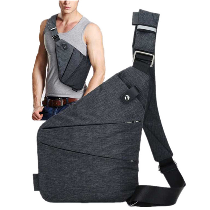 Bolso de viaje de marca para hombre, bolsa de hombro a prueba de golpes, con correa de seguridad antirrobo, almacenamiento Digital